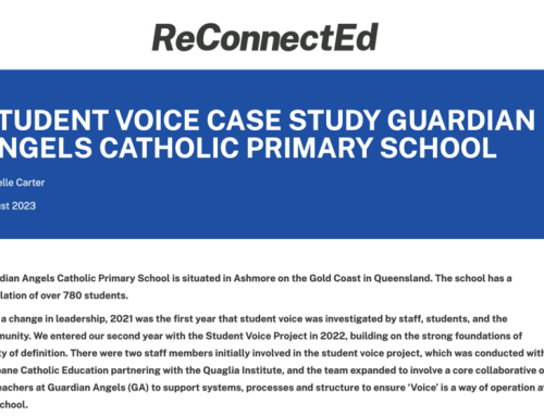 Student Voice Case Study Guardian Angels Catholic Primary School