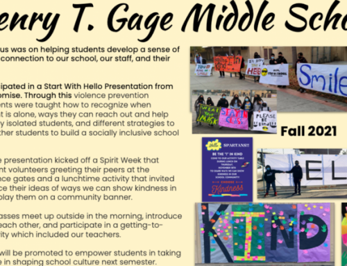 Gage Middle School – The 6 Pillars of Character